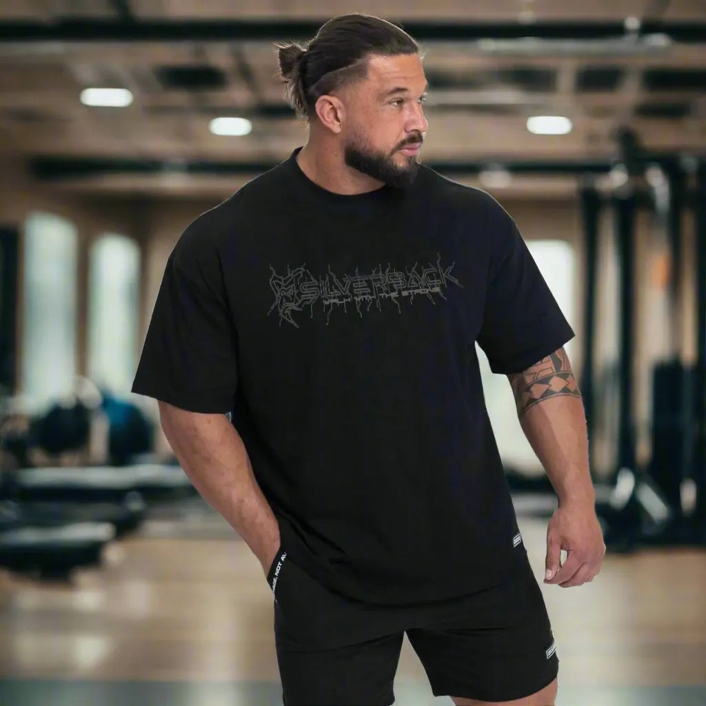 Cyberback T-Shirt - Black/Grey