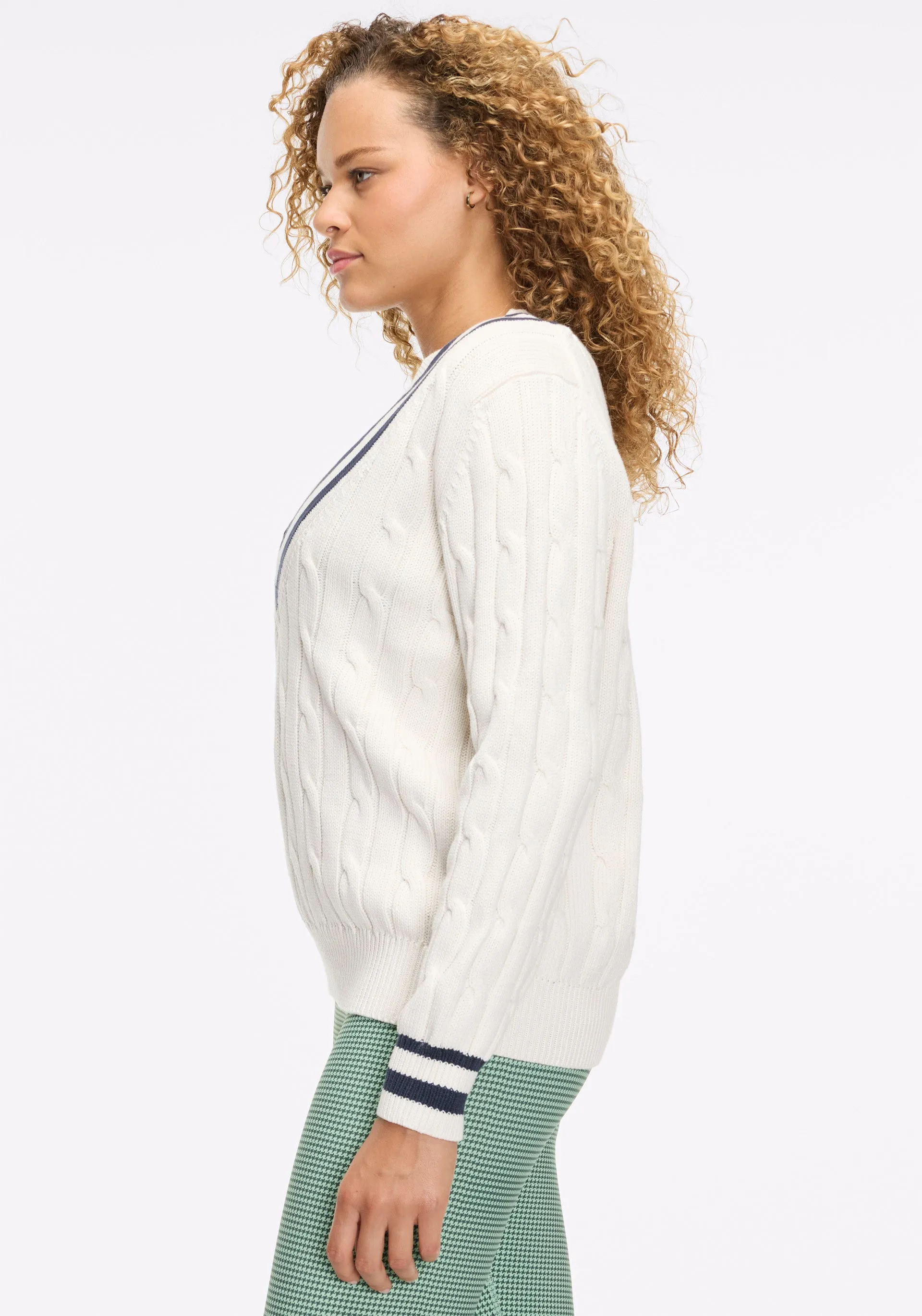 Louie V Neck Knit Sweater