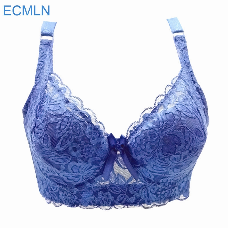 Plus size wireless adjustable lace Women's bra