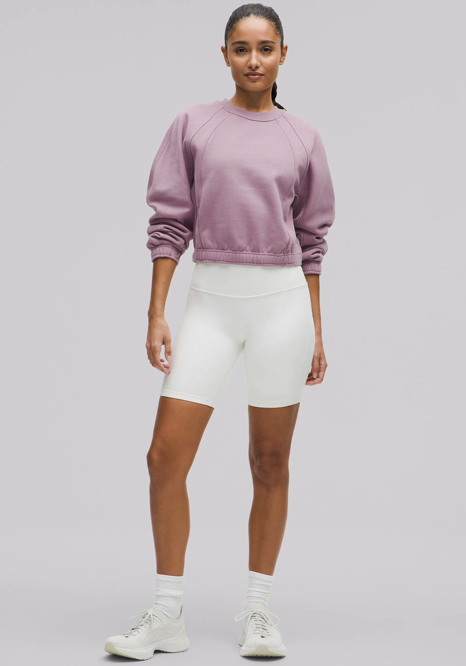 Scuba Cropped Relaxed Crewneck