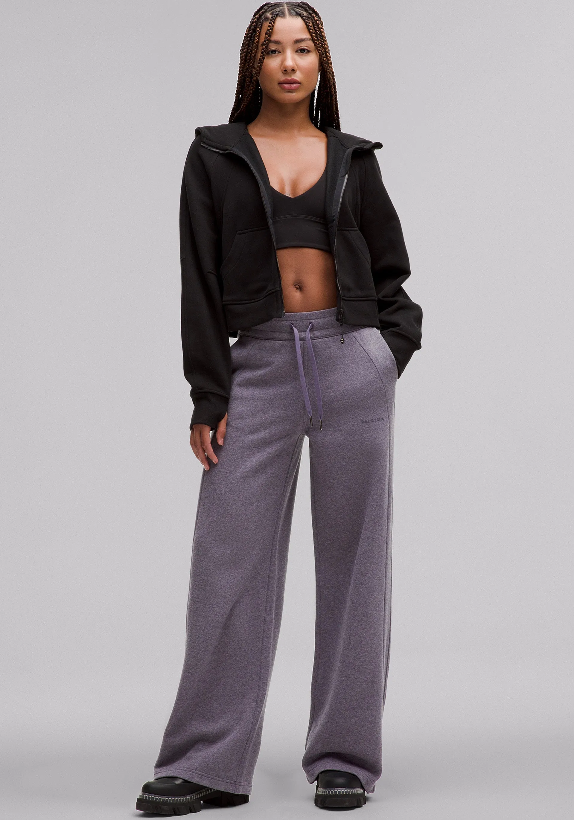 Scuba Mid-Rise Wide-Leg Pant | Regular