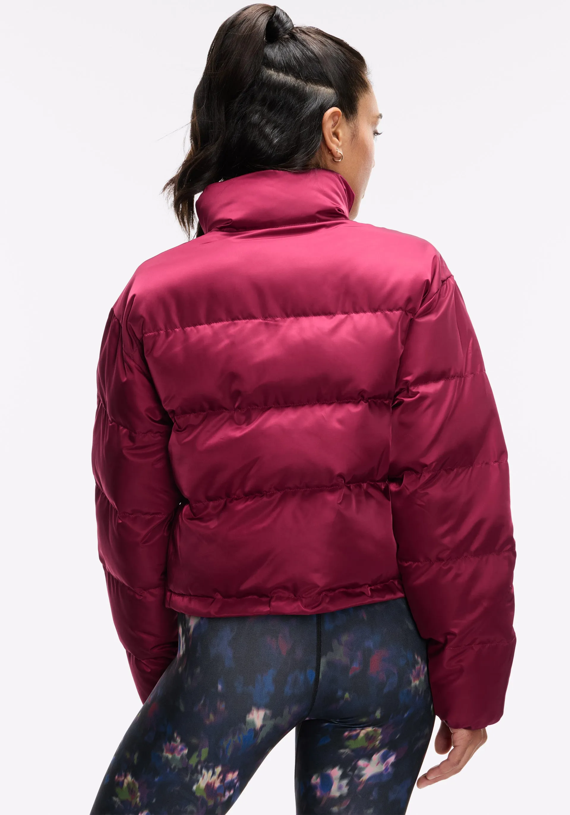 Shine Crop Puffer Jacket