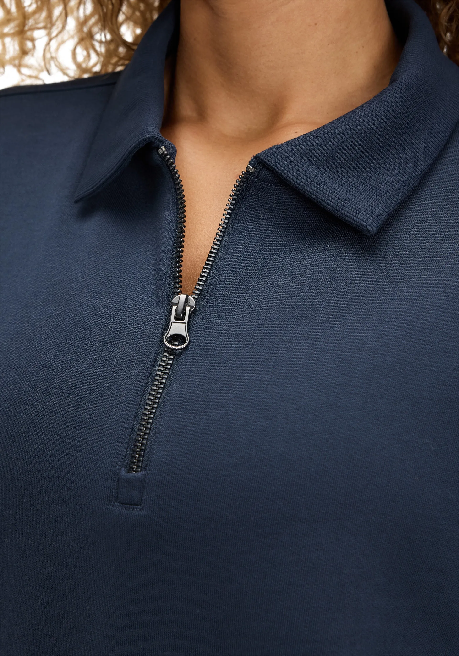 Soft French Terry Polo ? Zip