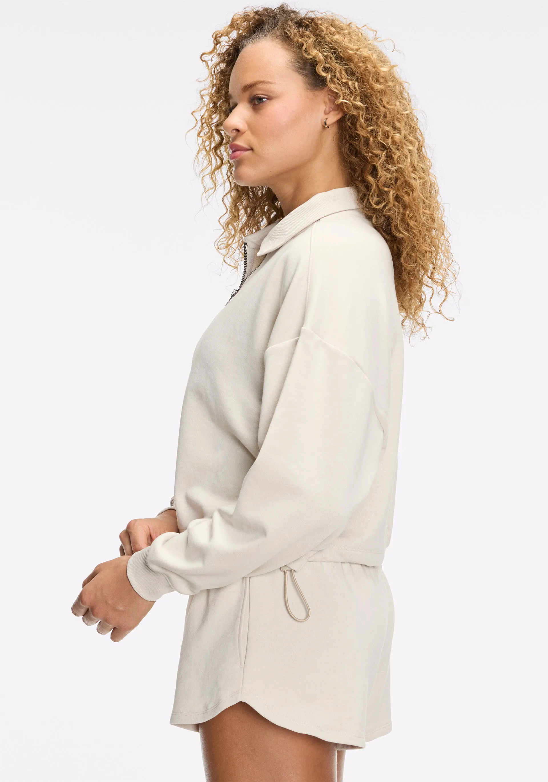Soft French Terry Polo ? Zip