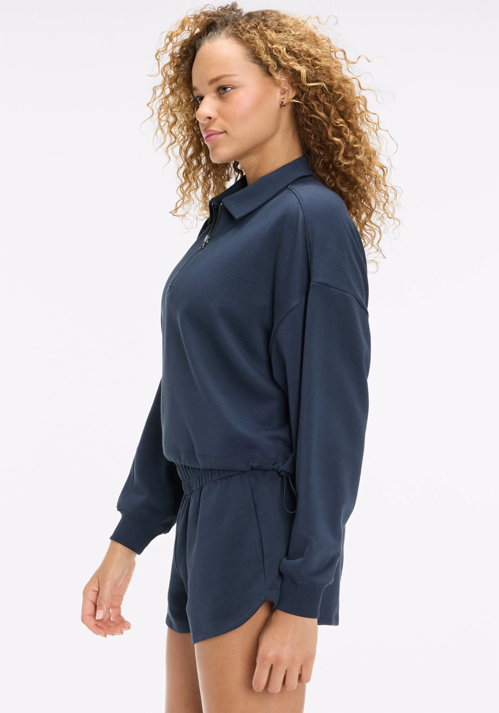 Soft French Terry Polo ? Zip