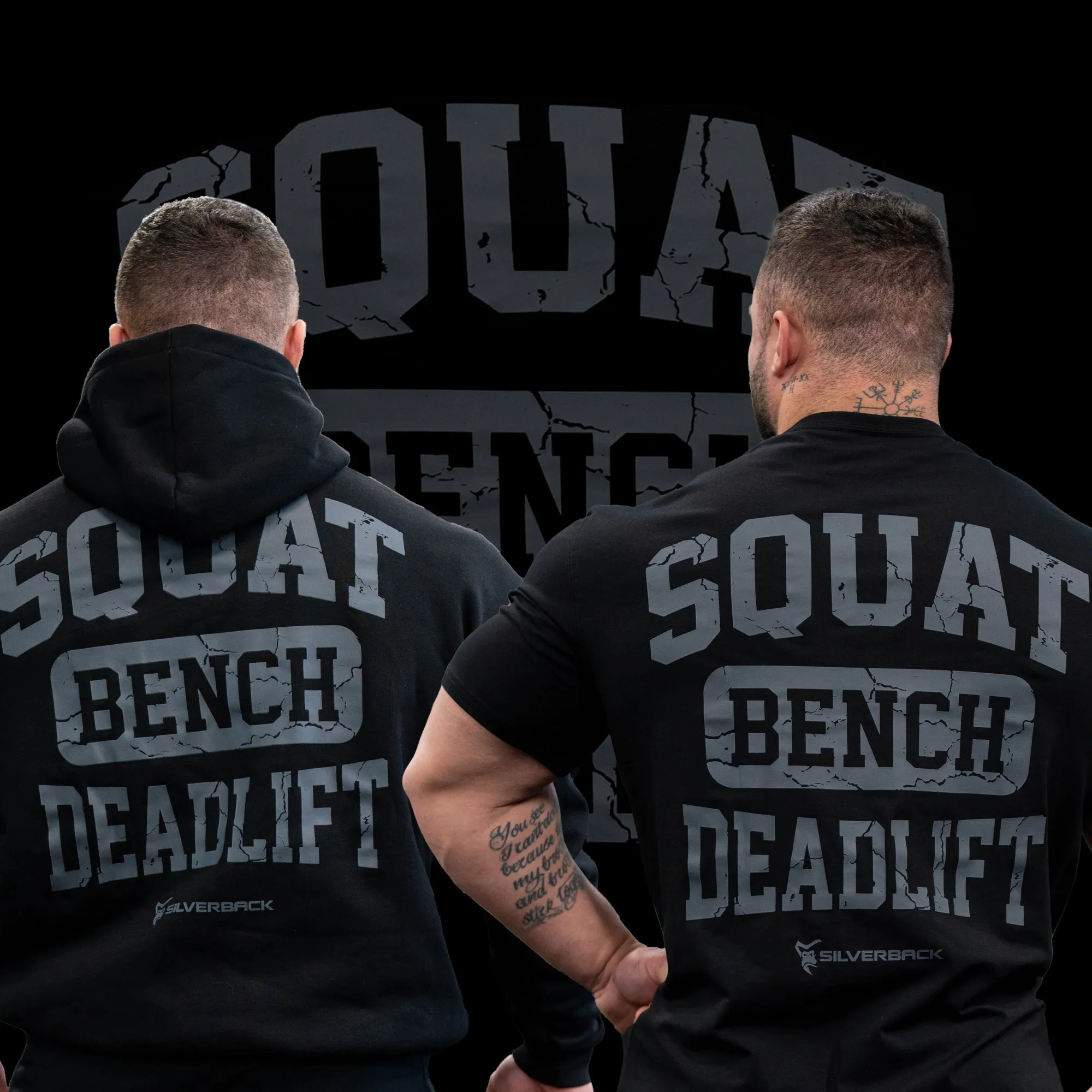 Squat Bench Deadlift Hoodie & T-Shirt Bundle
