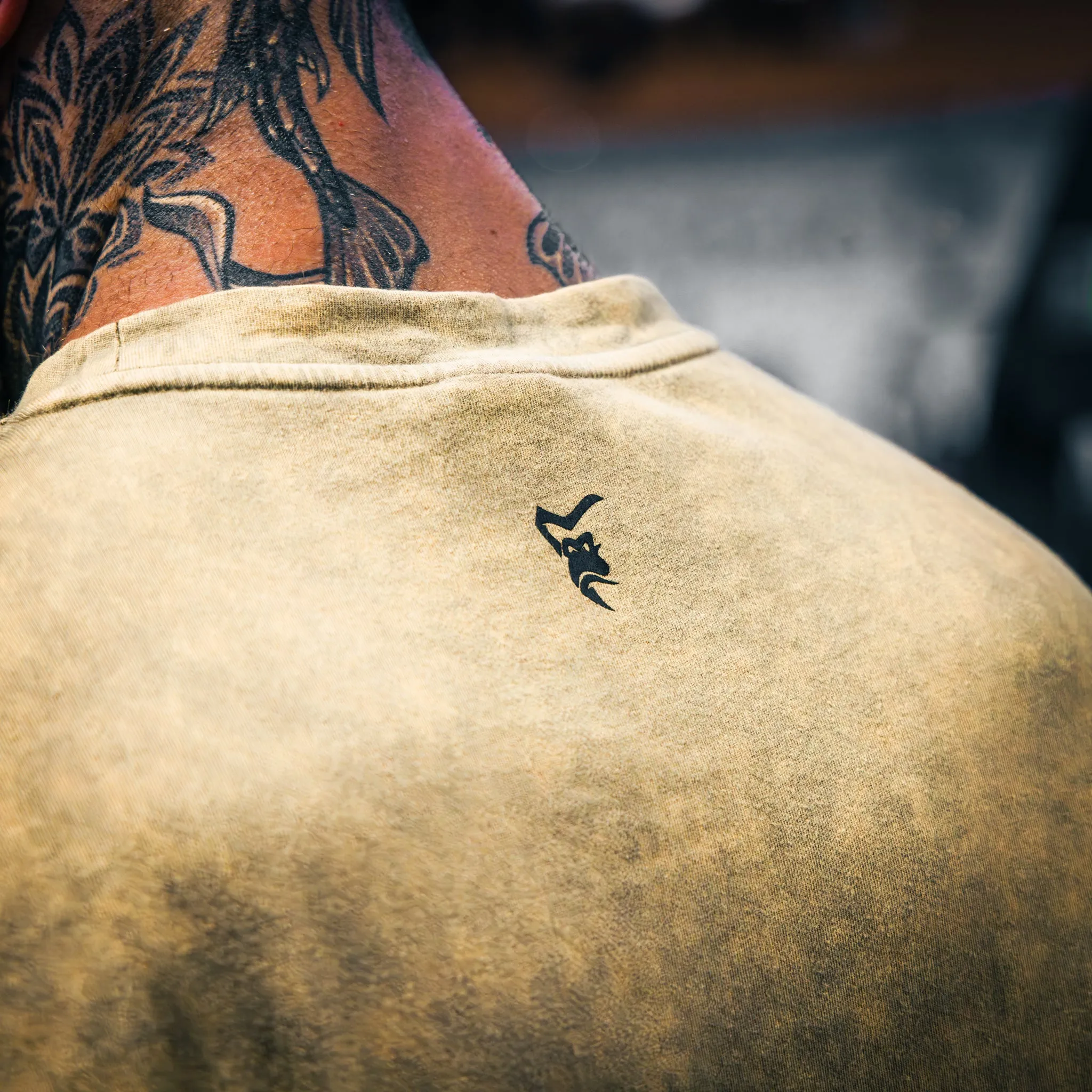 Strength Club - Acid Wash Cut Off Tee