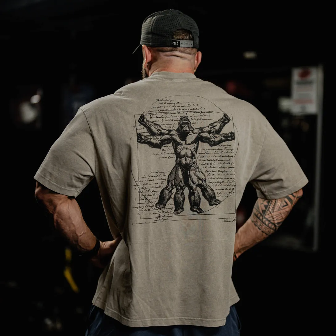 Vitruvian Acid Wash T-shirt