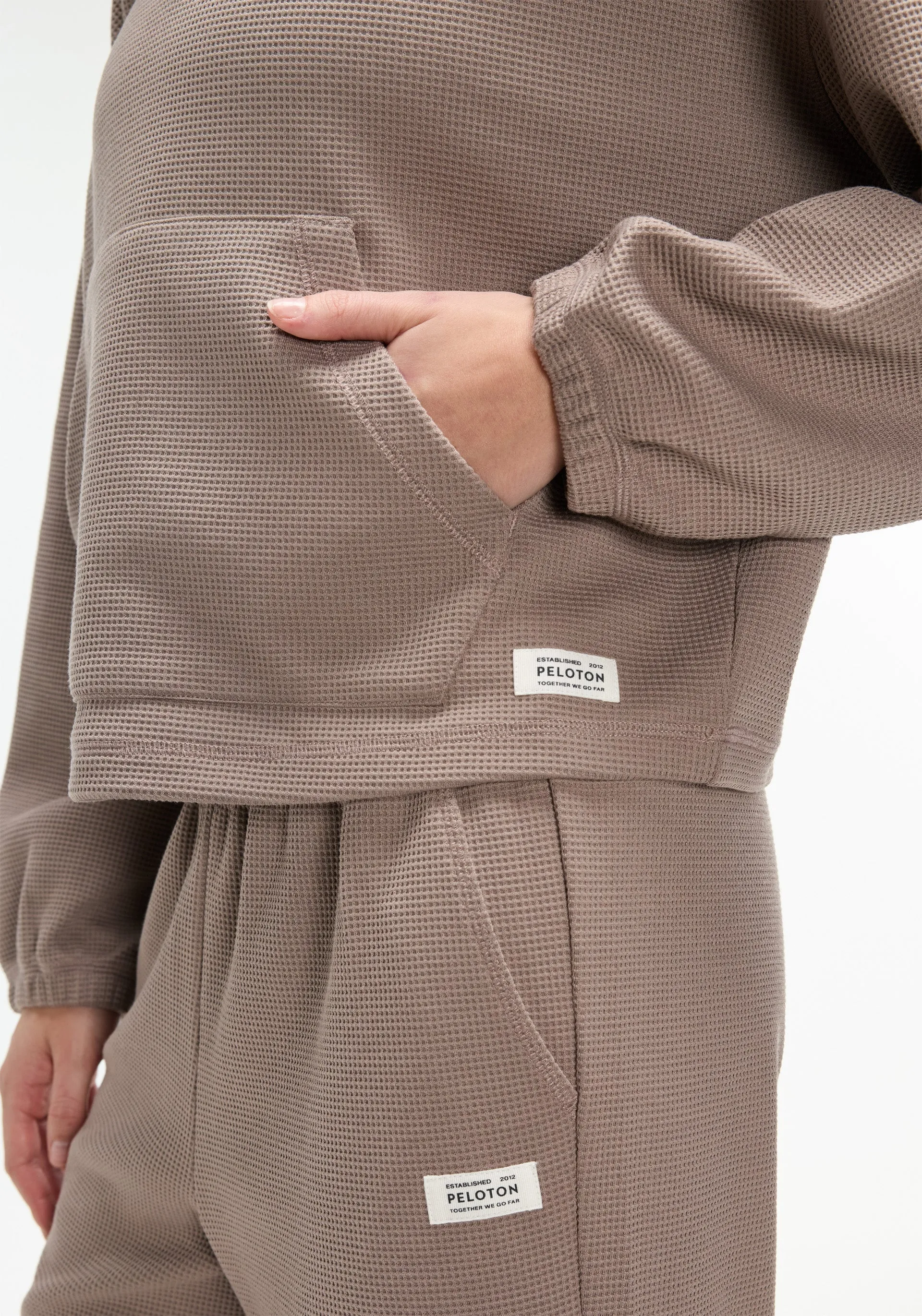 Waffle Mock Neck ? Zip