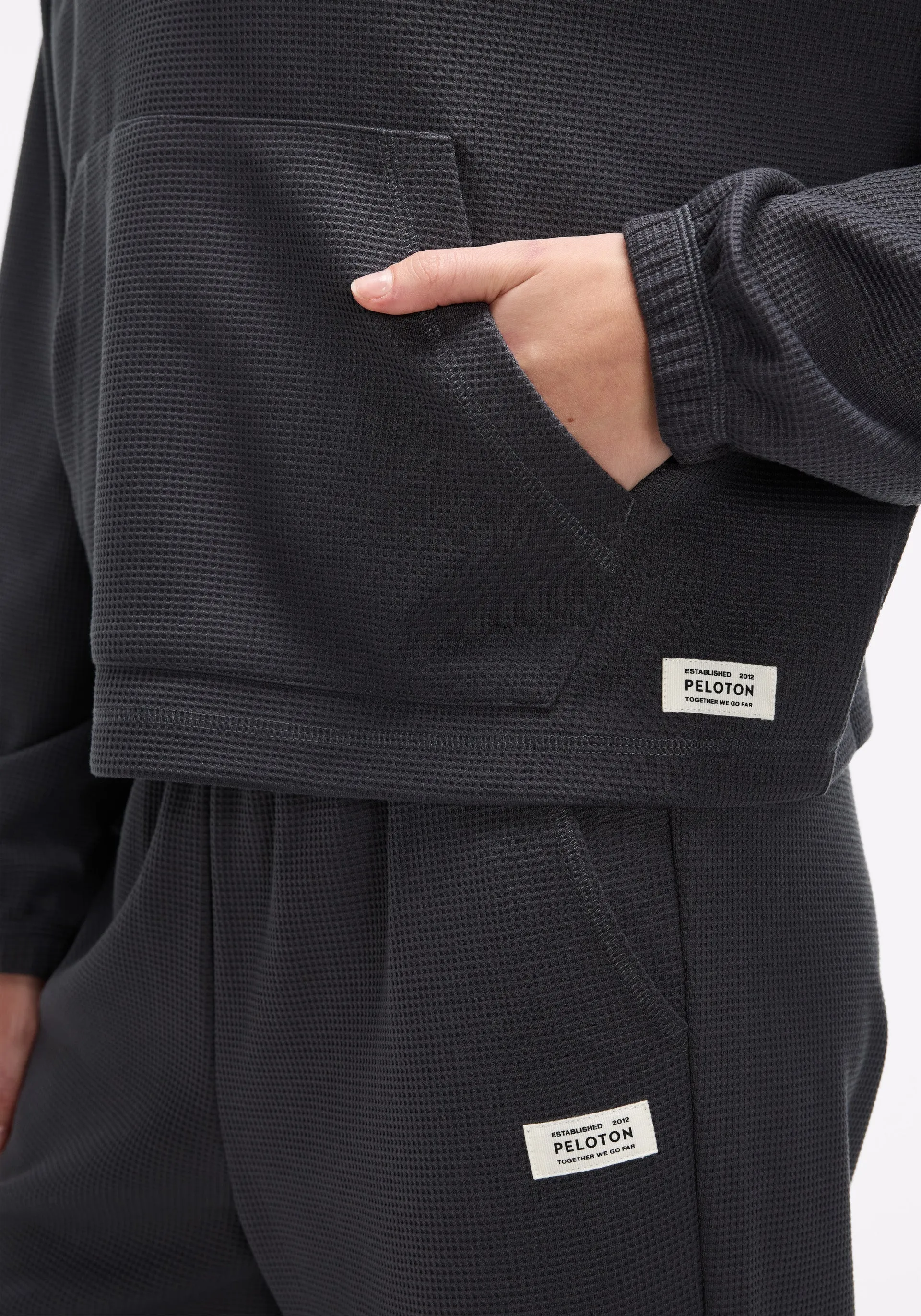Waffle Mock Neck ? Zip