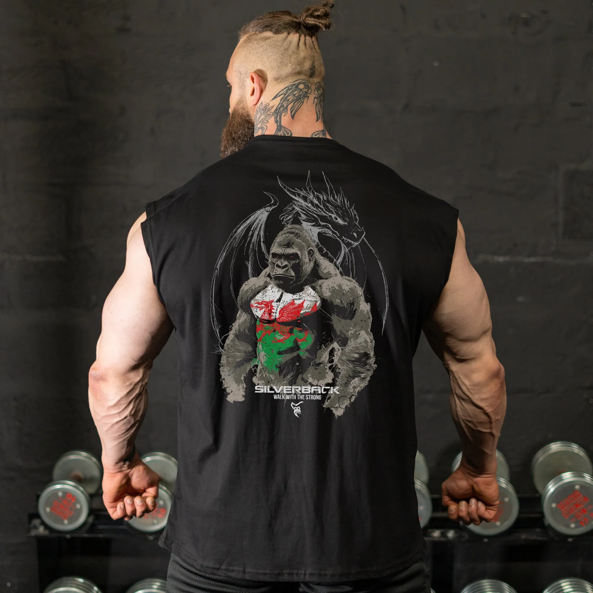 Welsh Dragon Sleeveless T-Shirt