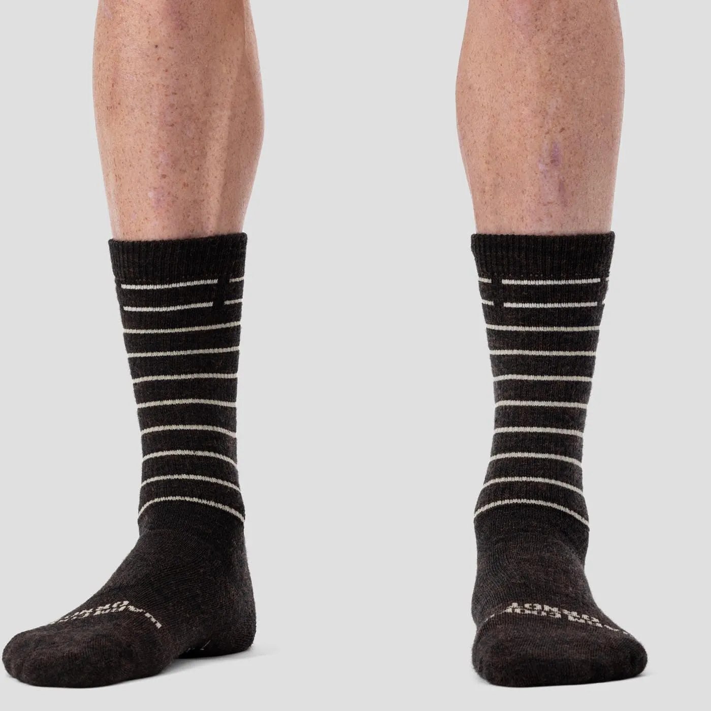 Winter Merino Line Sock - Chestnut