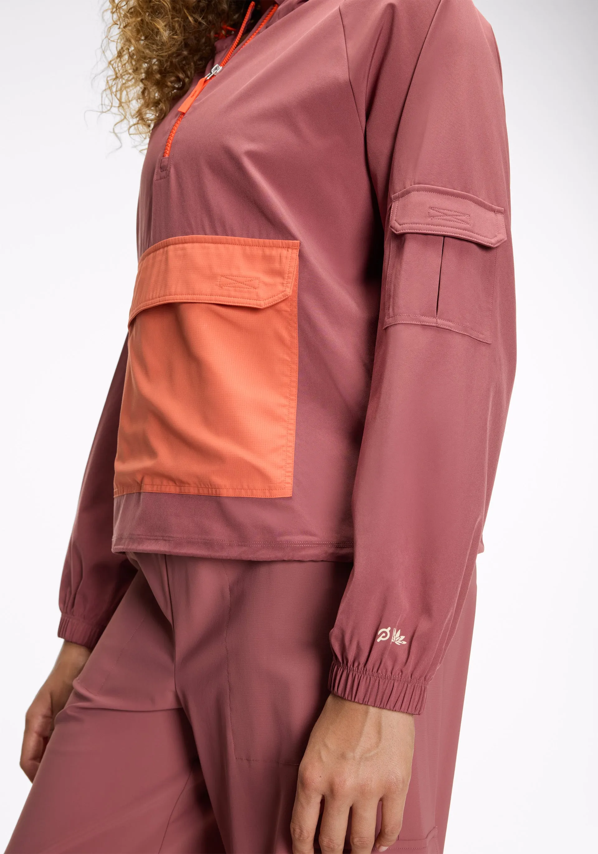 Woven Half Zip